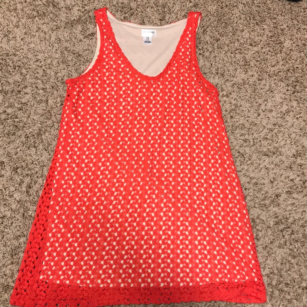 Coral tank top